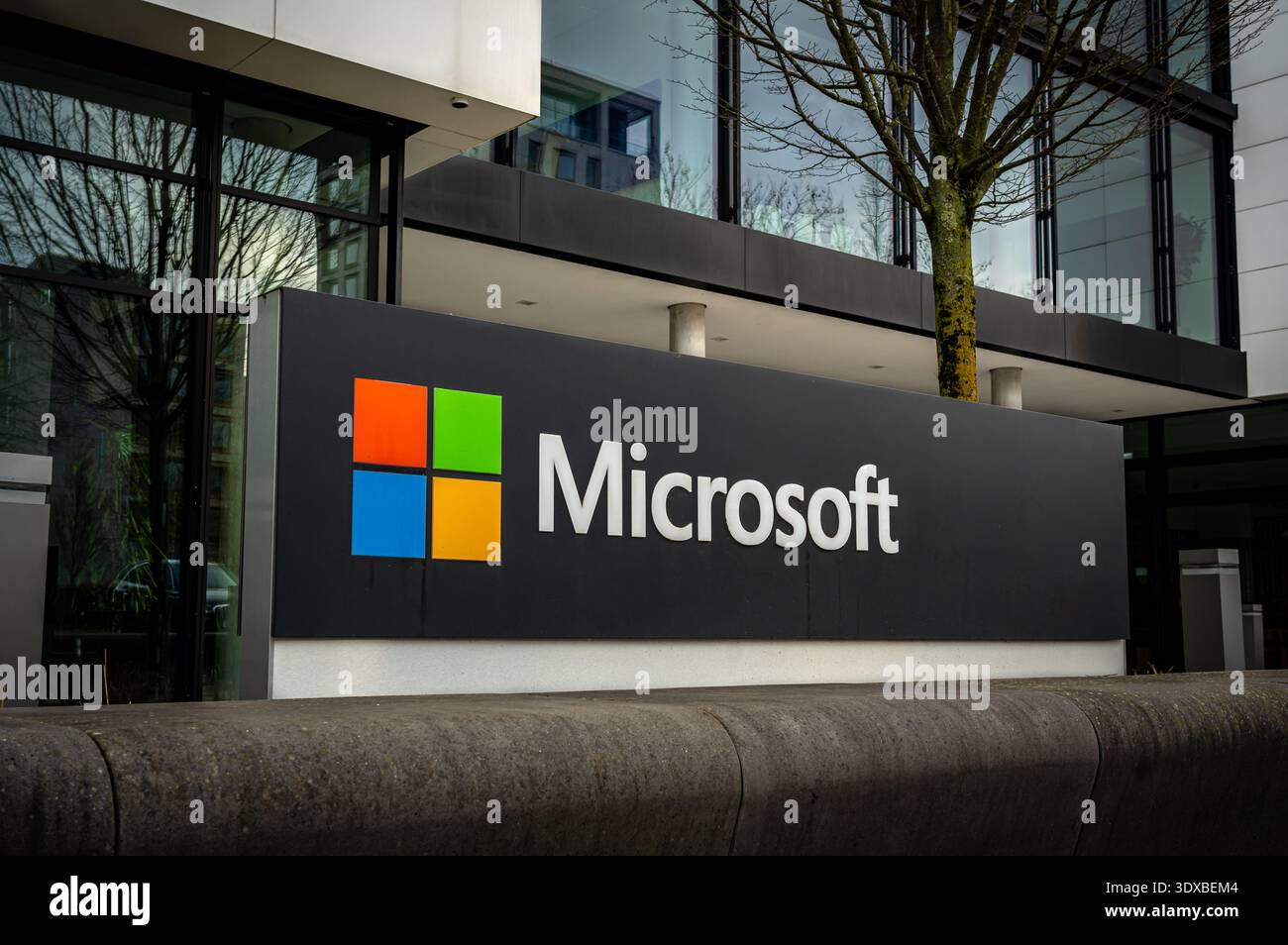 Microsoft Headquarters Building Stockfoto