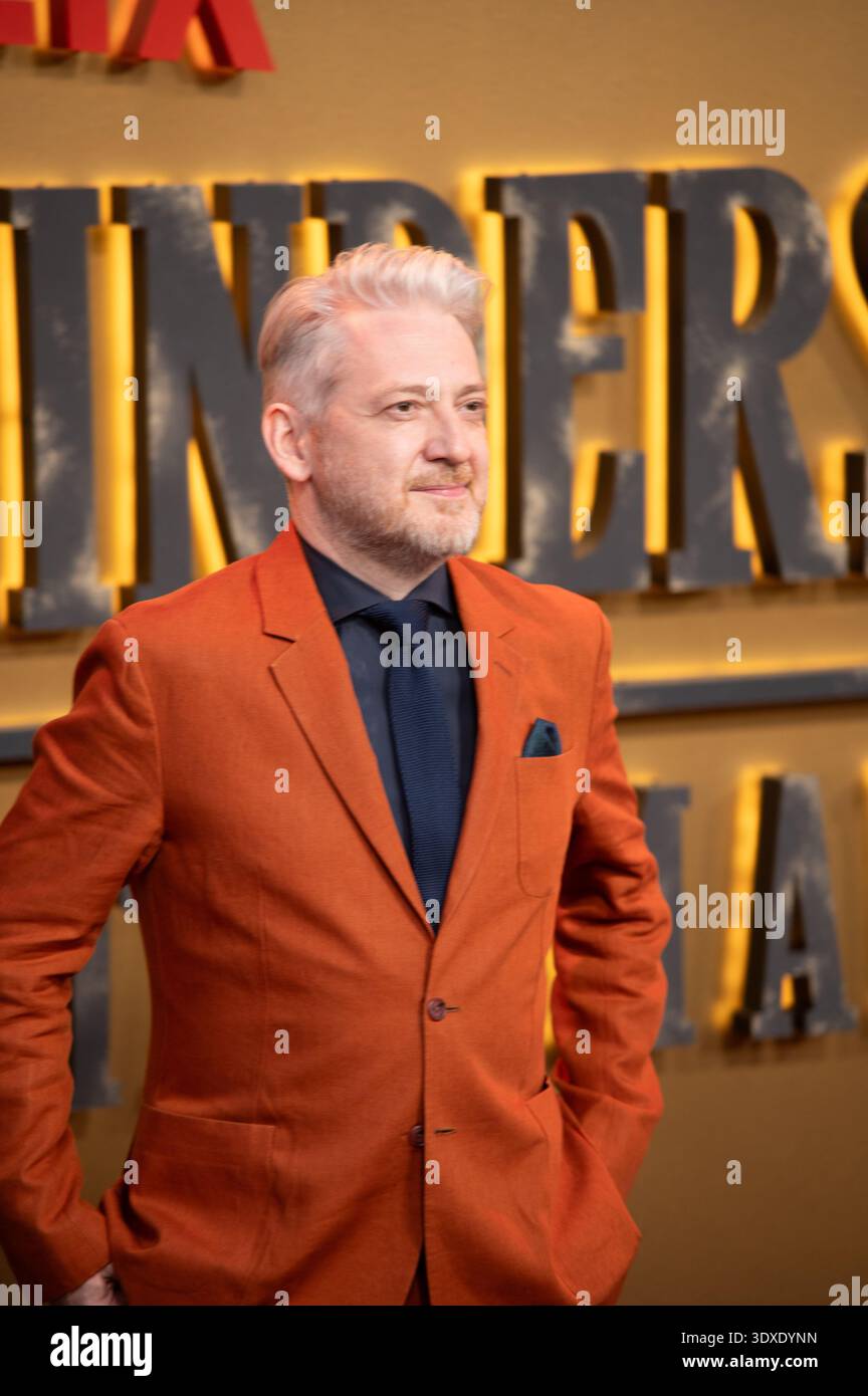 Birmingham, Großbritannien. März 2026. Thomas Arnold nimmt an der Weltpremiere von Peaky Blinders: The Immortal man in der Symphony Hall Teil. Cristina Massei/Empics/Alamy Live News Stockfoto