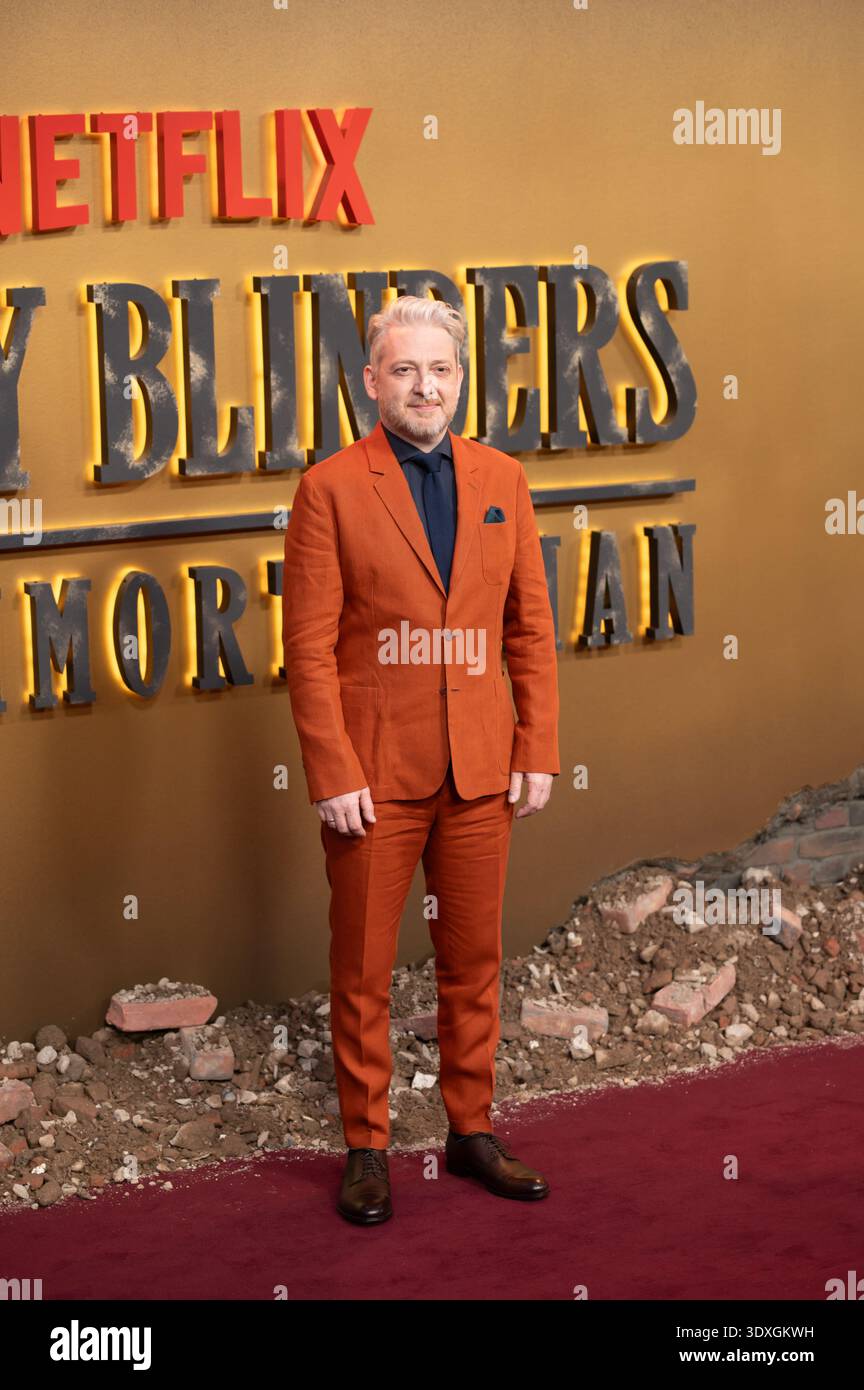 Birmingham, Großbritannien. März 2026. Birmingham, England. Roter Teppich kommt bei der Premiere von „Peaky Blinders: The Unortal man“. Im Bild: Thomas Arnold. Quelle: Unabhängige Fotoagentur/Alamy Live News Stockfoto