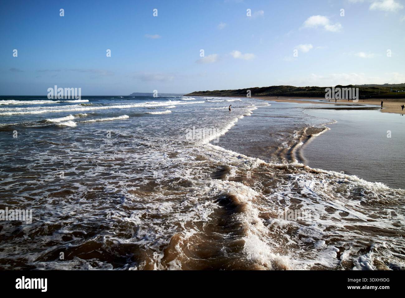east Strand Beach portrush, County antrim, Nordirland, großbritannien Stockfoto