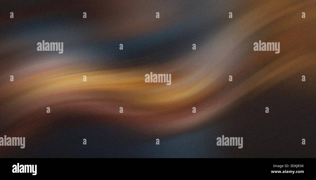 Abstrakter, unscharfer Hintergrund mit warmen und kühlen Farben für einen weichen und traumhaften visuellen Effekt Stockfoto