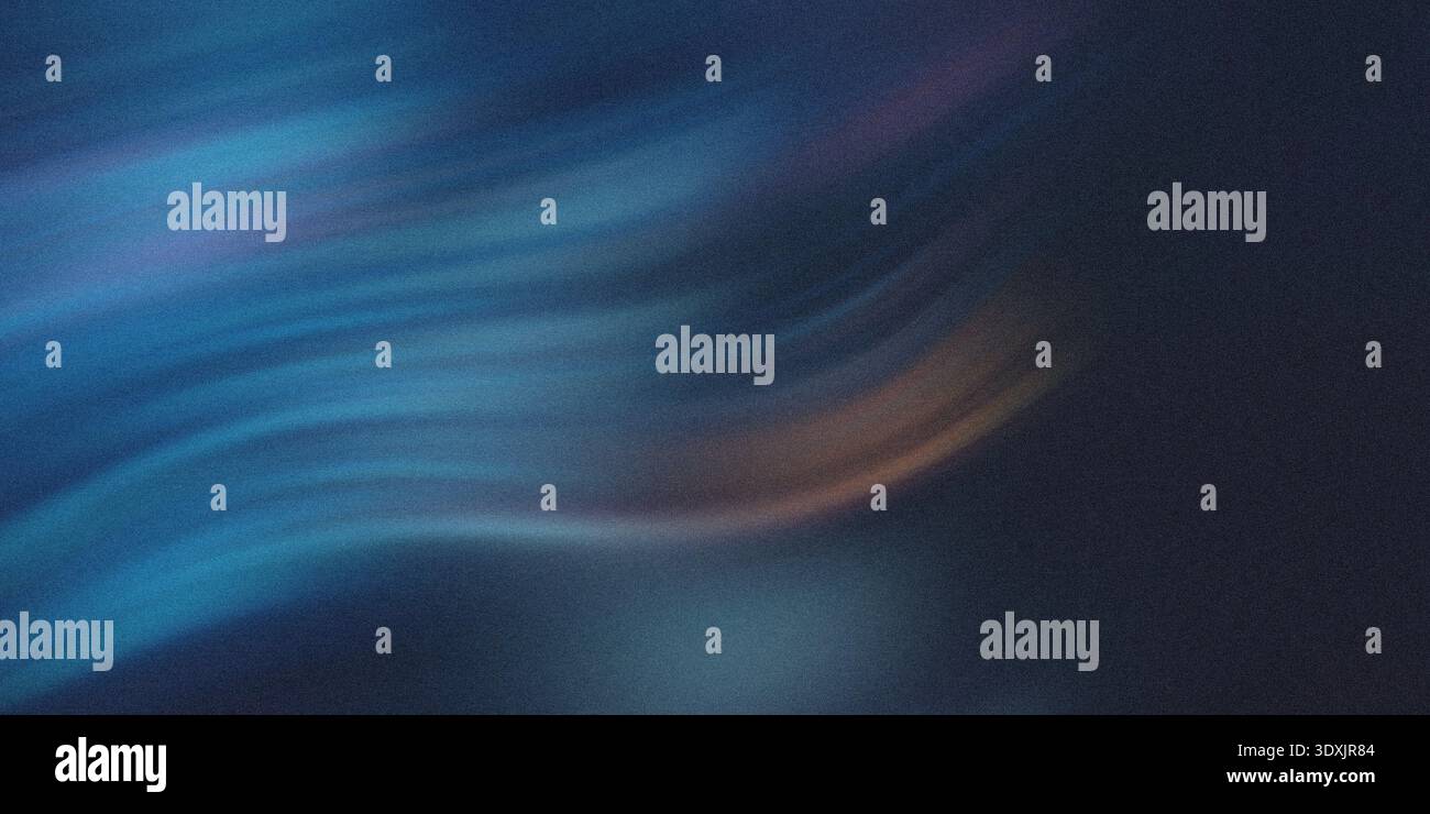 Abstrakter, verschwommener Hintergrund mit Blau- und Violetttönen für einen traumhaften und ätherischen Effekt Stockfoto