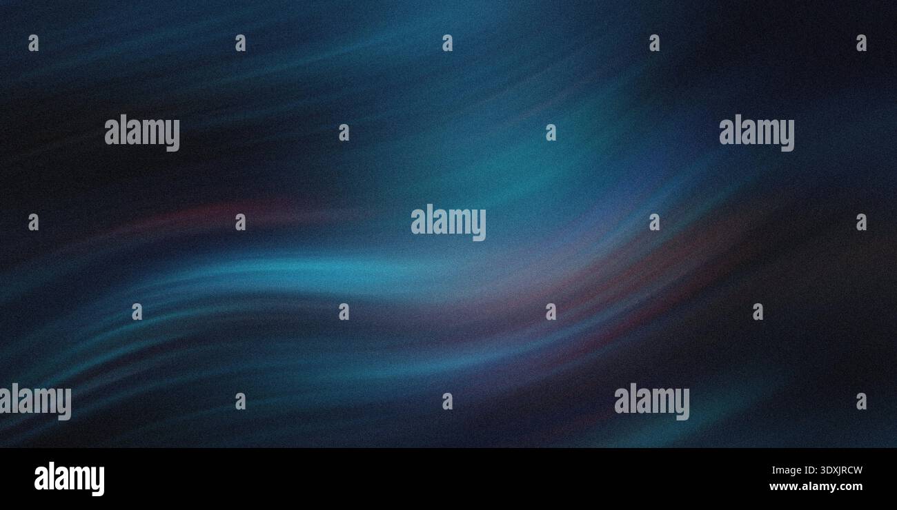 Abstrakter Hintergrund mit dunklen Blau- und Blautönen, die einen traumhaften und ätherischen Atmosphäreneffekt erzeugen Stockfoto