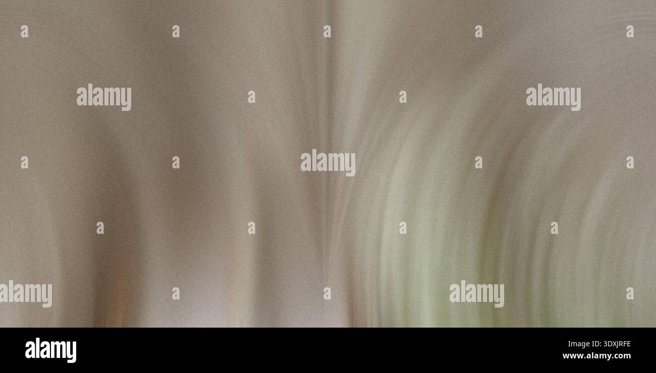 Abstrakter, verschwommener Hintergrund mit sanften Beige- und Grüntönen für einen ruhigen und beruhigenden Effekt Stockfoto