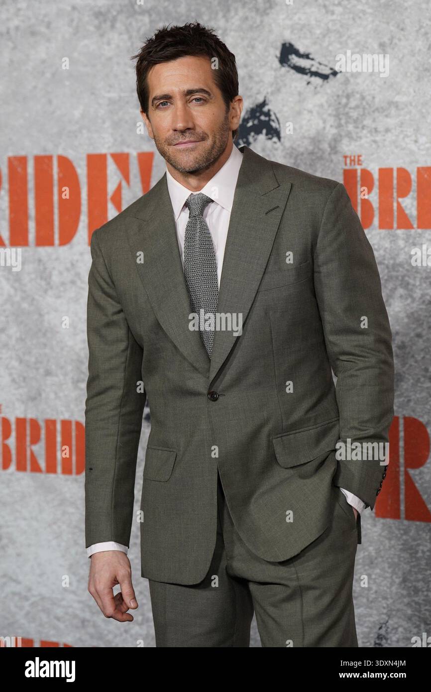 Ny. März 2026. Jake Gyllenhaal at Arrivals for THE BRIDE Premiere, Frederick P. Rose Hall, Jazz im Lincoln Center, New York, NY, 03. März 2026. Quelle: Kristin Callahan/Everett Collection/Alamy Live News Stockfoto