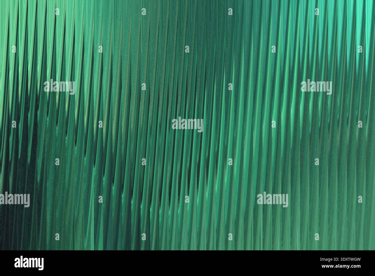 Abstrakter Hintergrund mit Grüntönen mit verschwommenen hellen Mustern und dunklen schattigen Bereichen Stockfoto