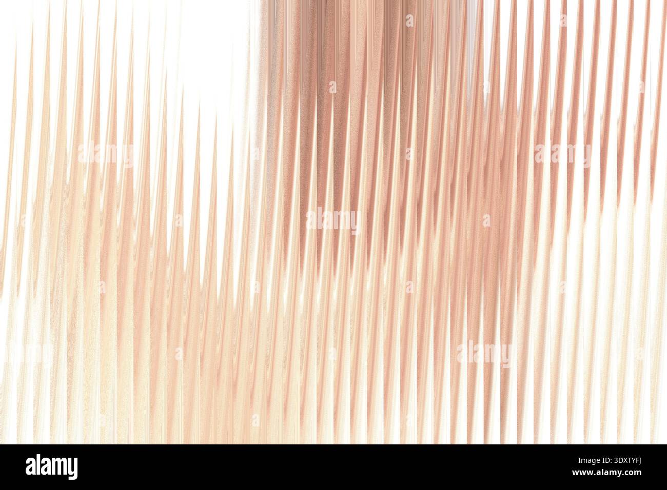 Nahaufnahme des Nackens und der Schultern einer Person mit heller Haut und hellfarbigem Haar in weichem Fokus Stockfoto