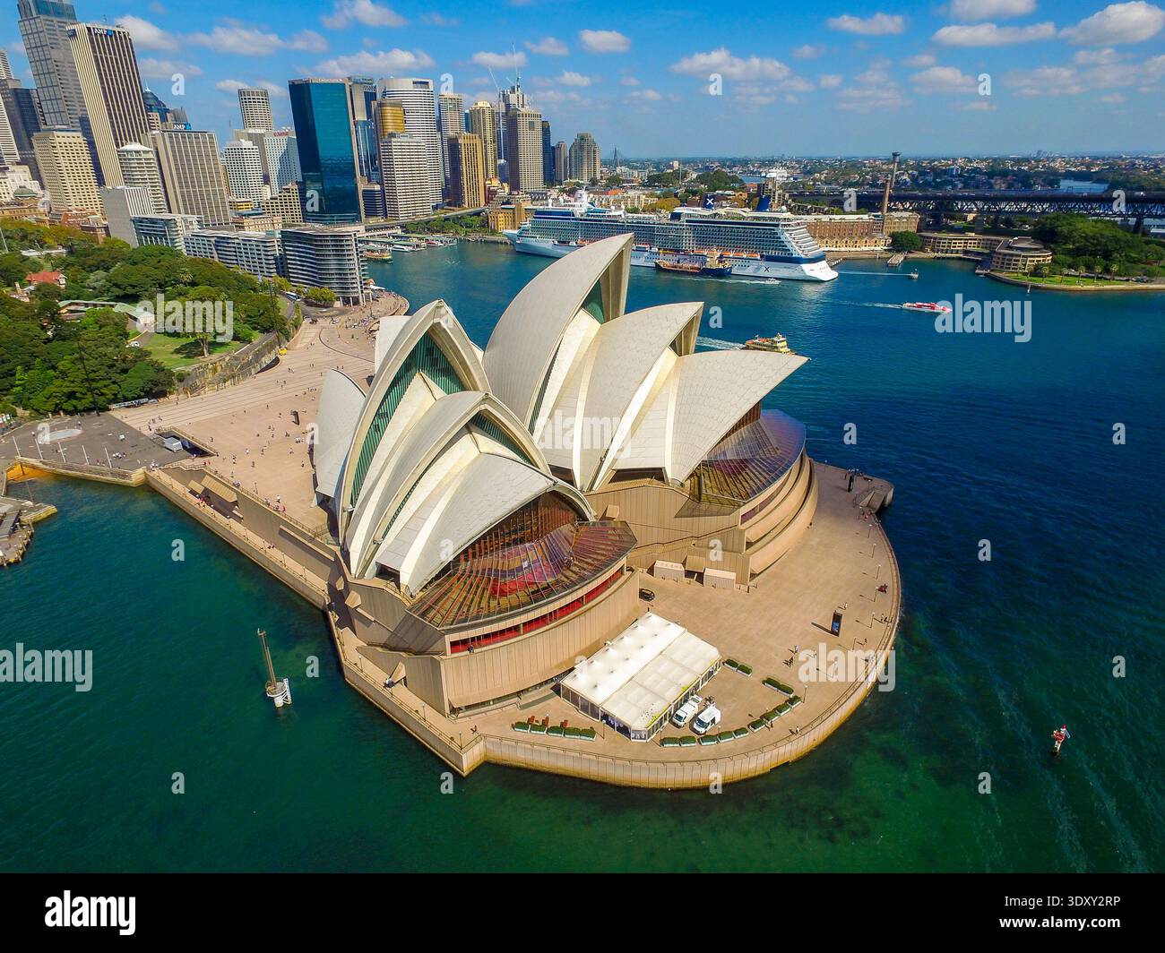 Wunderschönes Luftbild des Opernhauses von Sydney Stockfoto
