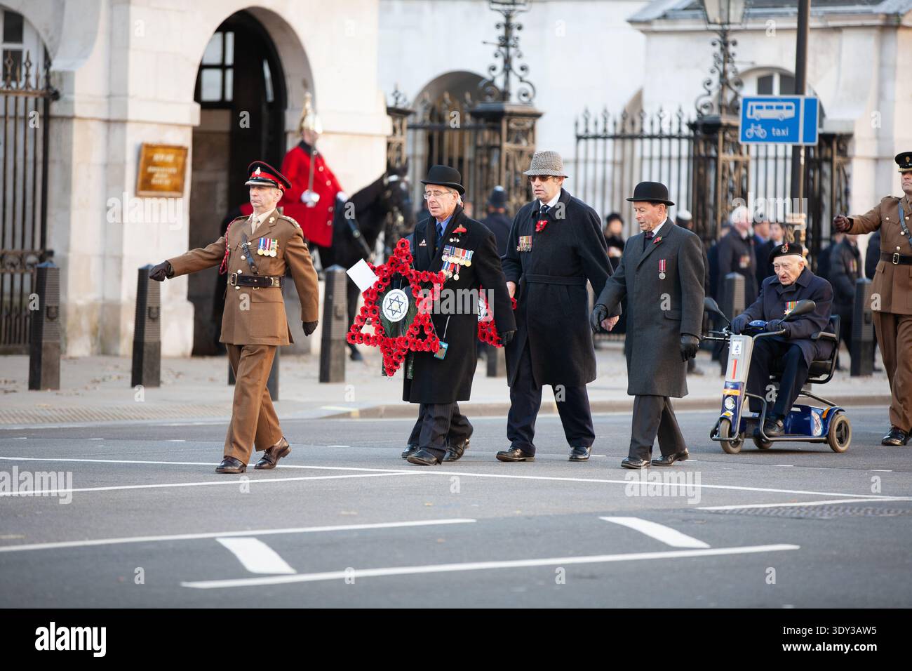 Die Association of Jewish Ex-Servicemen and Women (AJEX) Annual Remembrance Parade and Ceremony, Whitehall, London, November 2012 Stockfoto