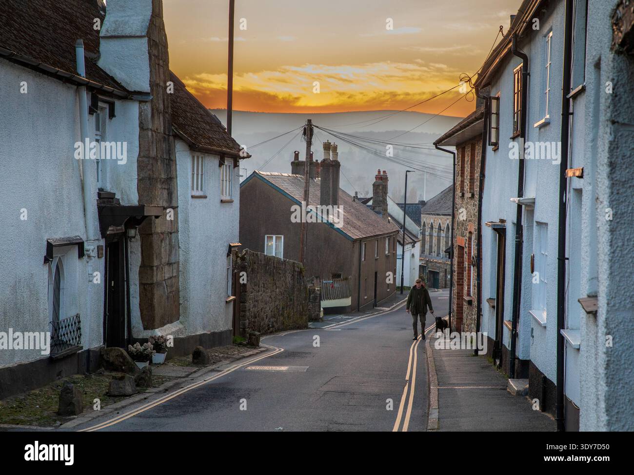 East Street in Bovey Tracey, Devon Stockfoto