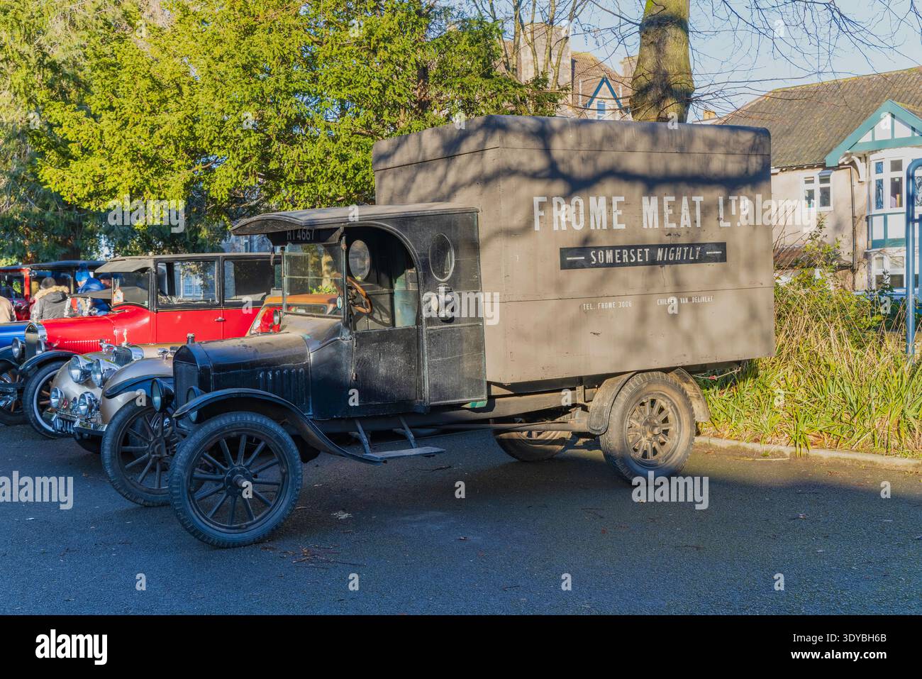 Clevedon Kaffee und Autos Ford Model T Truck Stockfoto