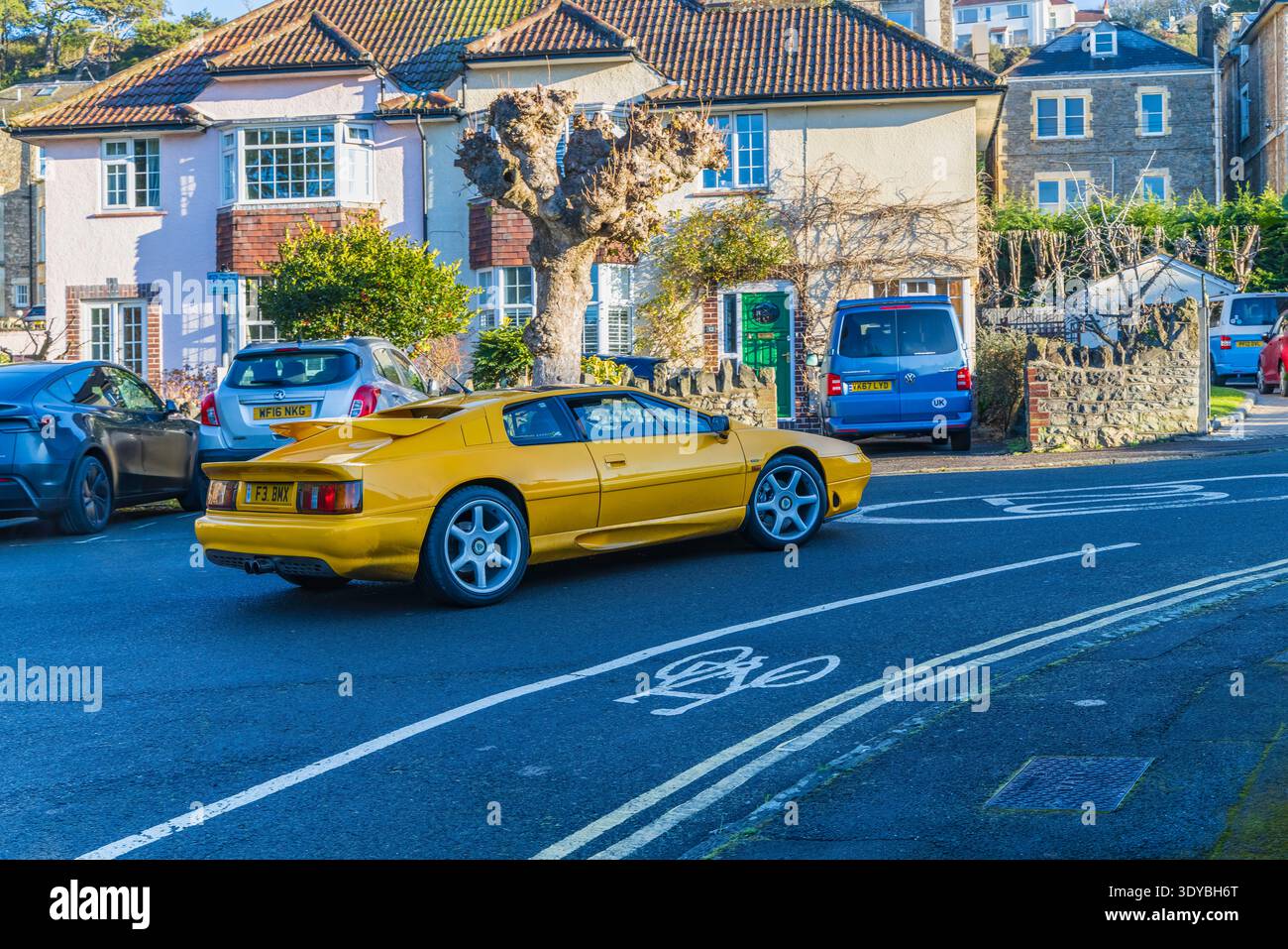 Clevedon Kaffee und Autos Lotus Esprit Stockfoto
