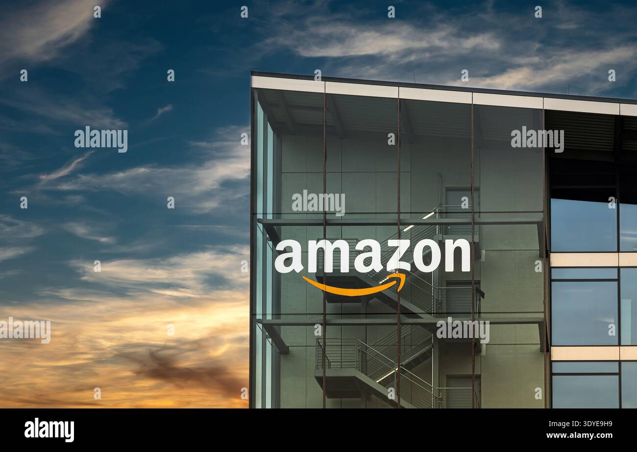 Amazon AWS-Büro in München Deutschland Stockfoto