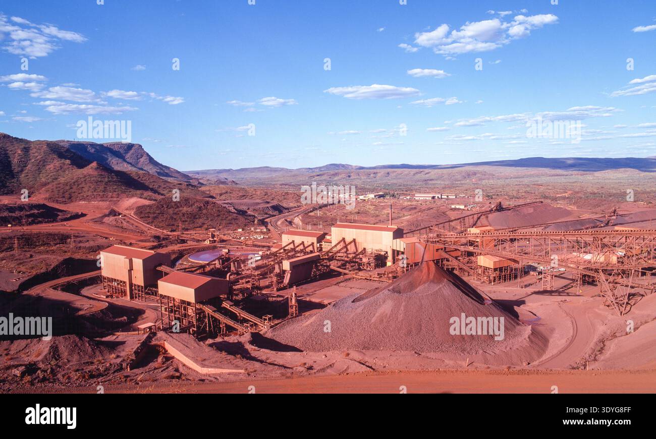 MT Tom Price Eisenerzmine im äußersten Norden von Western Australia. Stockfoto