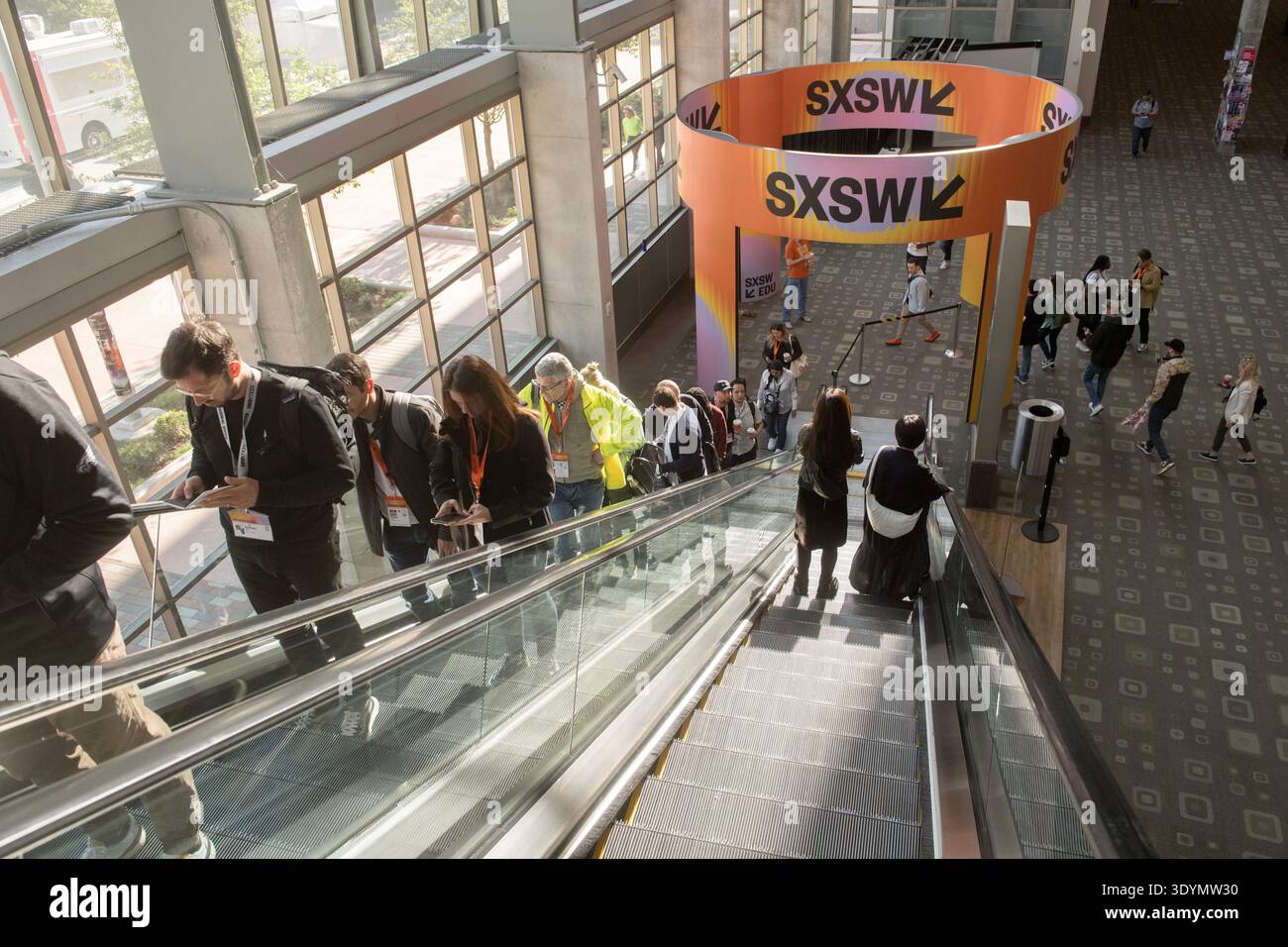 South by Southwest 2023 im Austin Convention Center, Austin, Texas, 14. März 2023. (Foto: John Anderson) Stockfoto