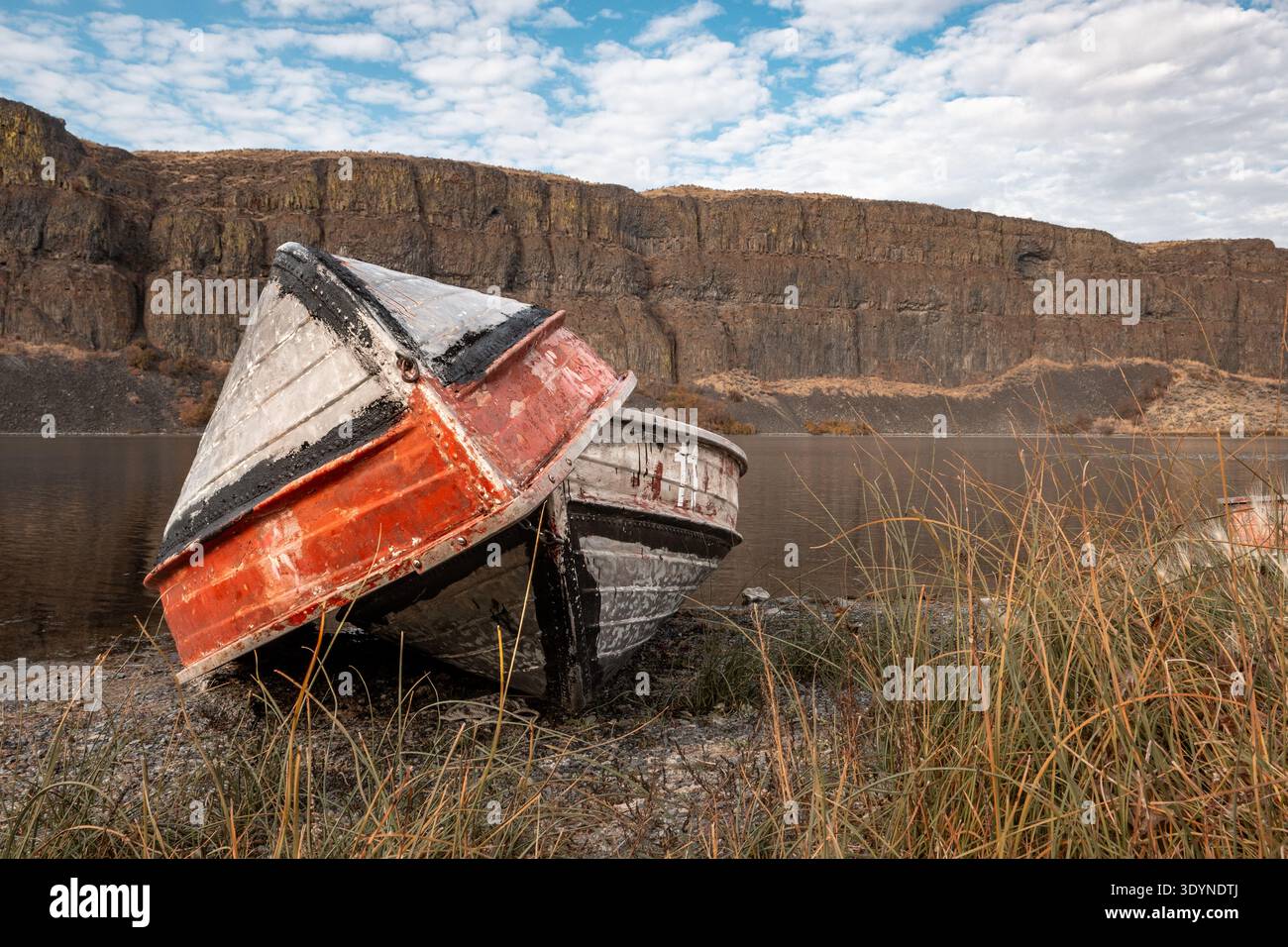 Boote am Jameson Lake Washington Stockfoto