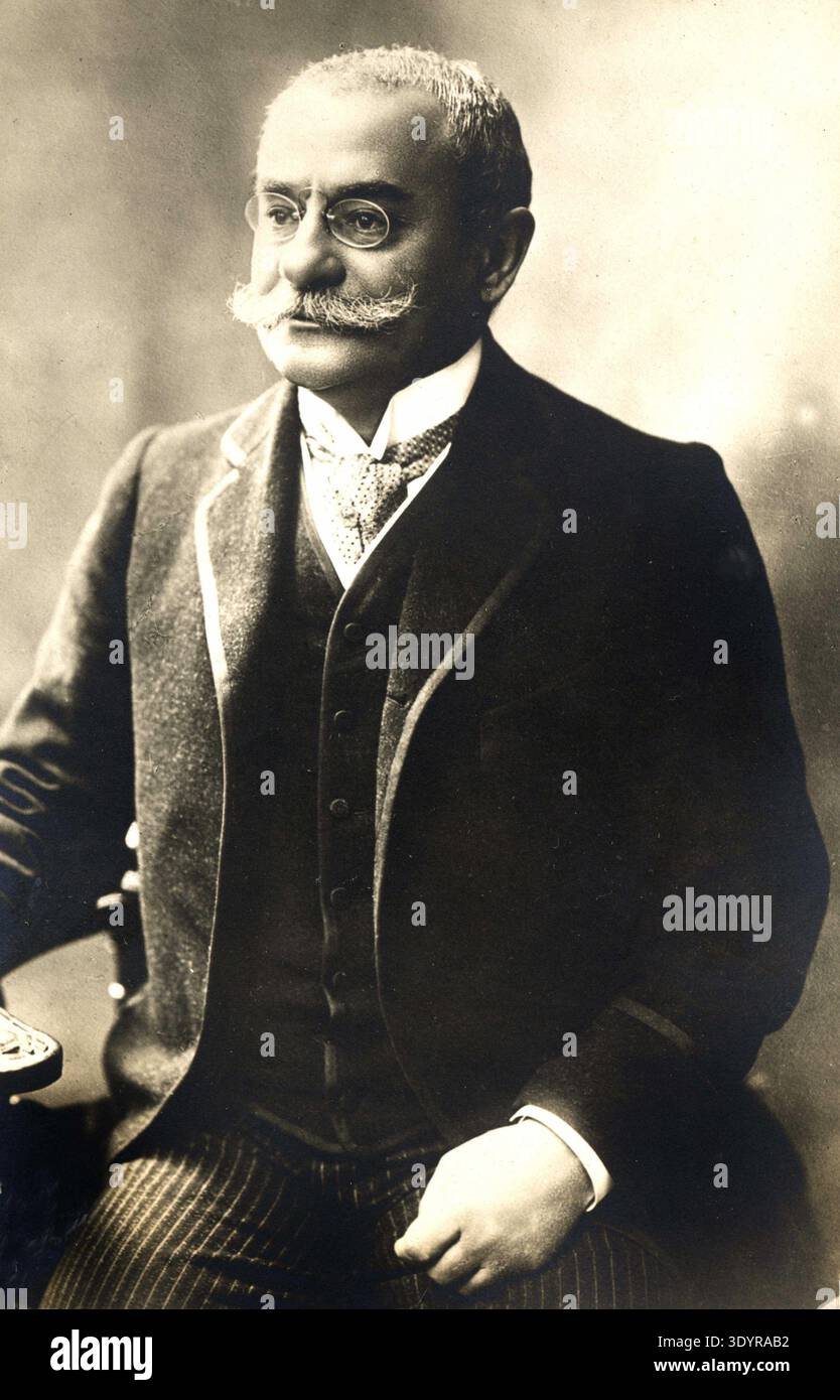 Porträt von Theophile Delcasse (1852-1923) Stockfoto