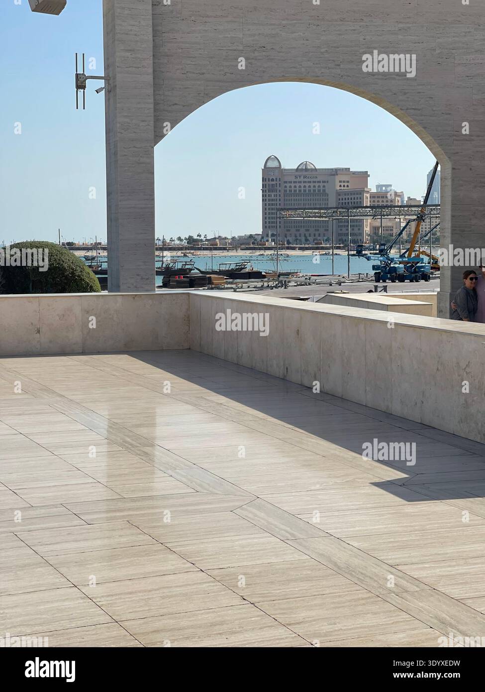 Katara Cultural Village Waterfront - Smartphone-aufgenommenes Stockfoto