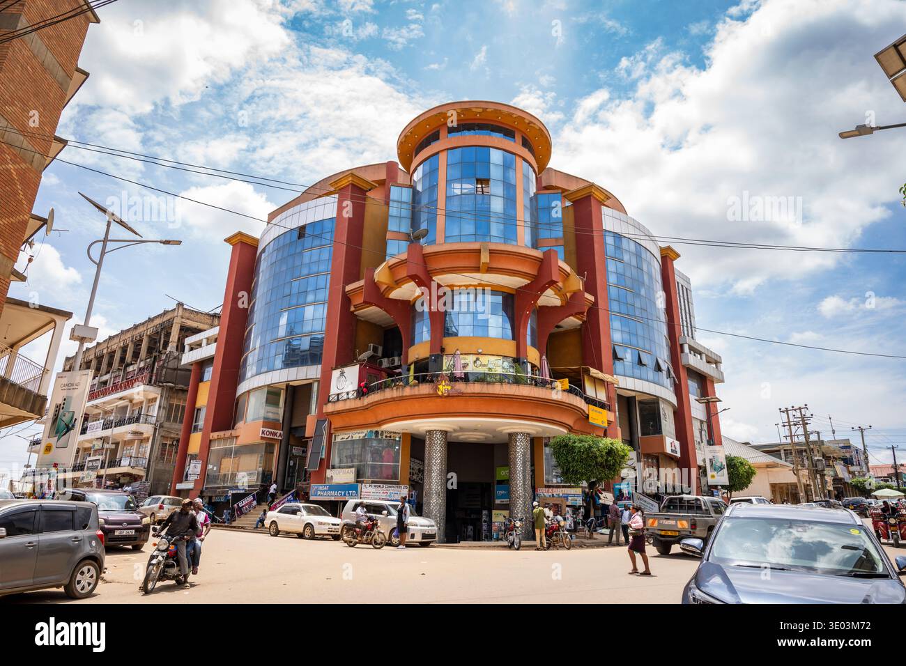 Einkaufszentrum in Mbarara, im Westen Ugandas Stockfoto
