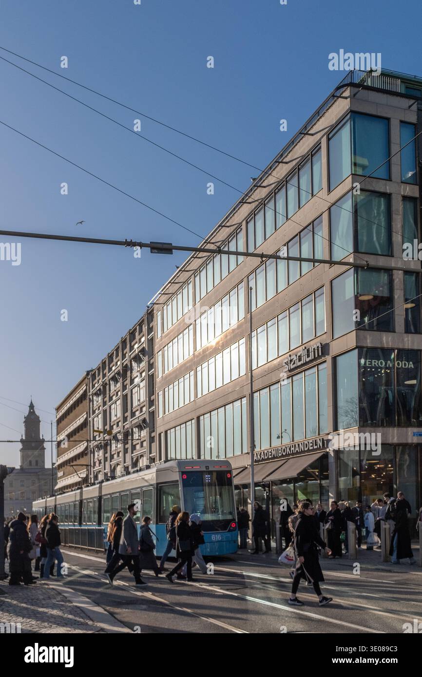 Norra Hamngatan, Göteborg, Schweden Stockfoto