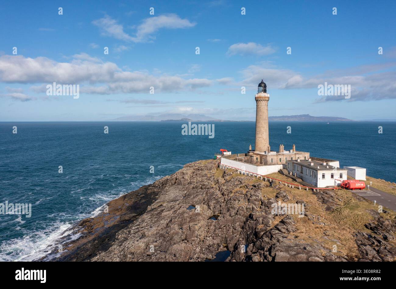 Ardnamurchan Lighthouse, Ardnamurchan Peninsula, Schottland, Vereinigtes Königreich Stockfoto