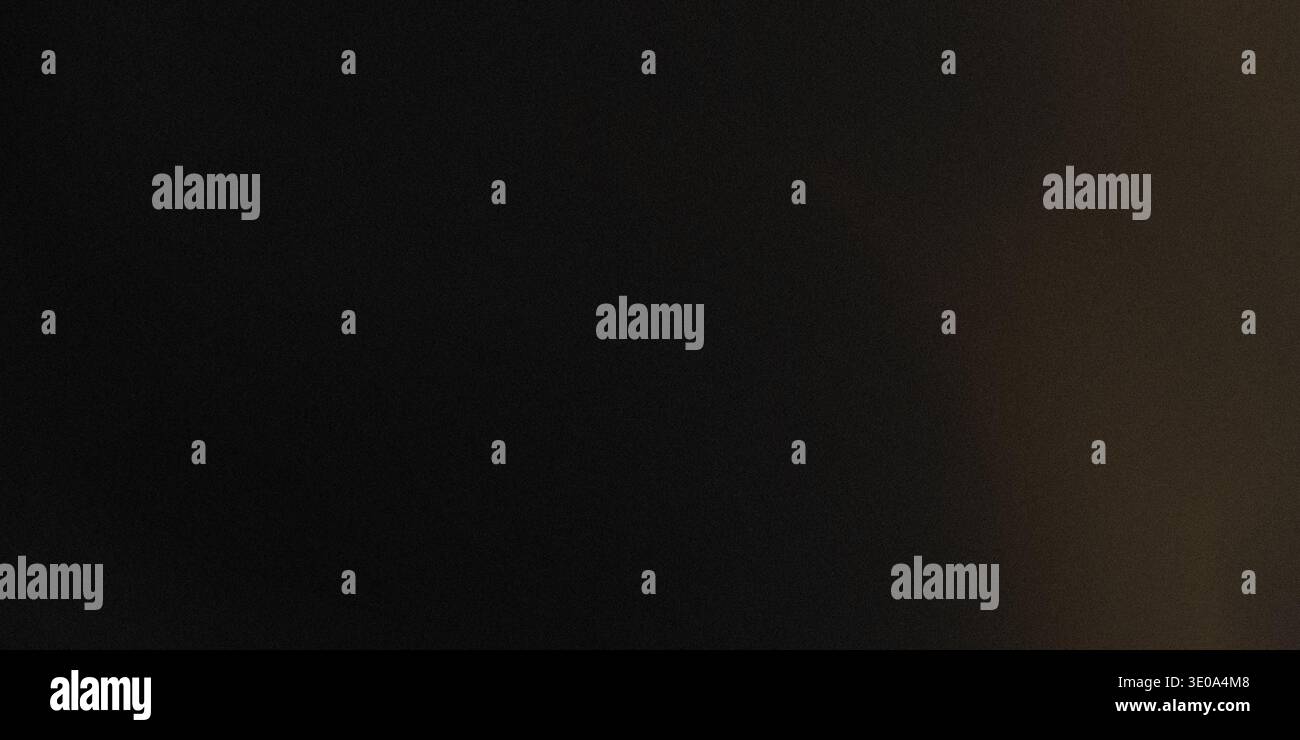 Ein schwarzer Hintergrund mit einem subtilen Verlauf und einer subtilen Textur, der ein Gefühl von Tiefe und visuellem Interesse schafft, mit einem sanften Übergang von dunkler zu dunklerer Anzeige Stockfoto