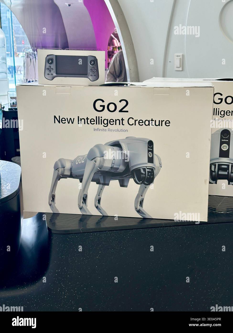 GO2 neue intelligente Kreatur Roboterhund Stockfoto