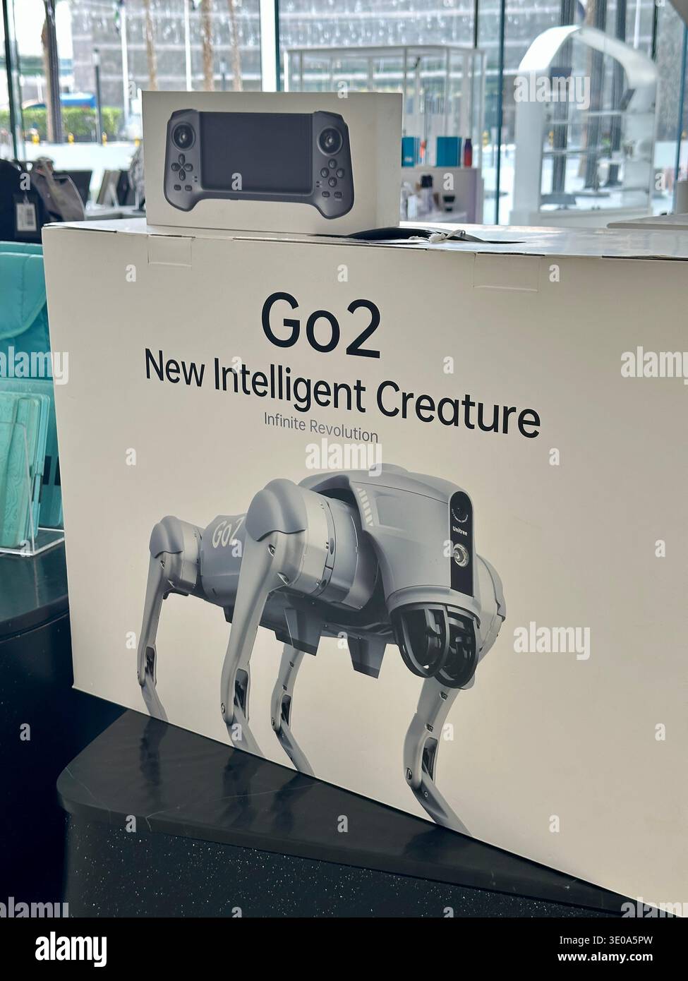GO2 neue intelligente Kreatur Roboterhund Stockfoto