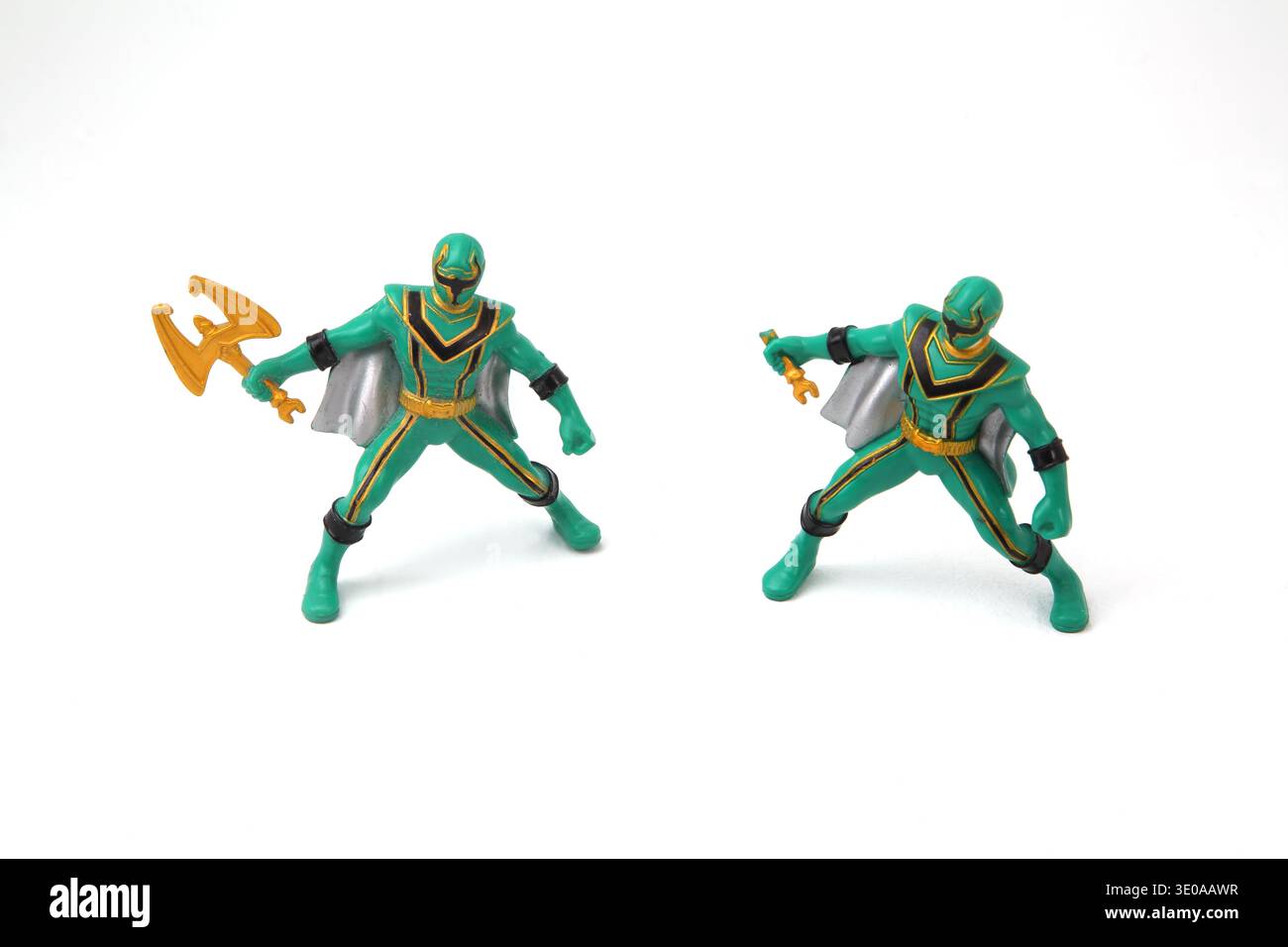 2000er Jahre Vintage Mighty Morphin Mystic Force Power Rangers Stockfoto