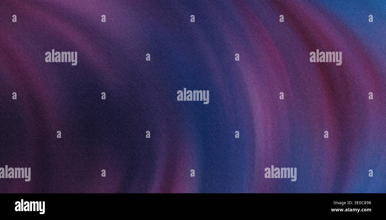 Ein verschwommenes Bild mit einer Mischung aus violetten und blauen Farbtönen, das einen glatten, wirbelnden Effekt erzeugt, der sich ideal für Hintergründe oder abstrakte Kunst eignet. Stockfoto