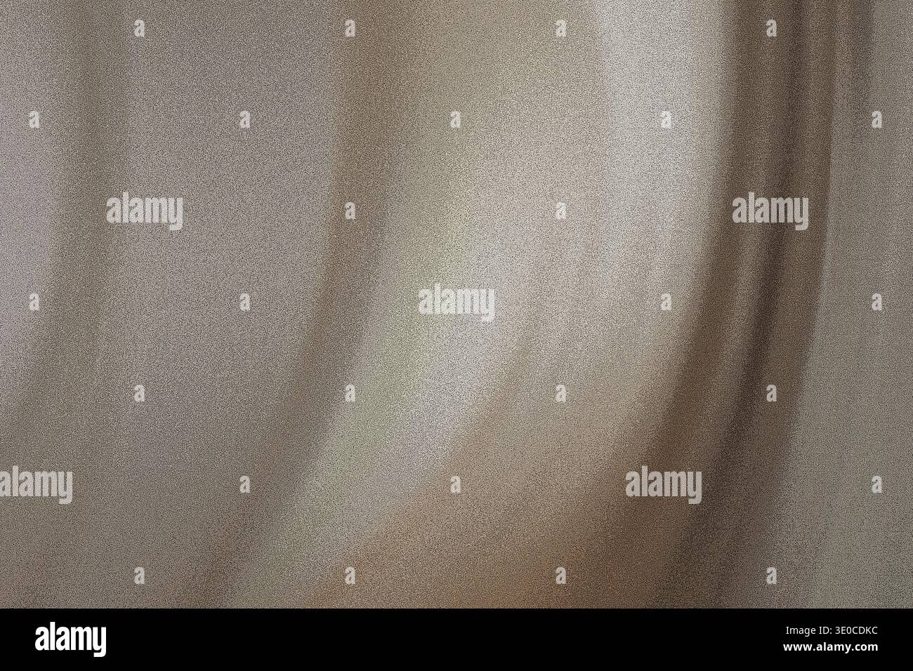 Ein abstraktes Bild mit verschwommenen, fließenden Linien aus hellbeigem Stoff, möglicherweise transparenten Vorhängen oder ähnlichem Textil, das einen weichen und traumhaften effekt erzeugt Stockfoto