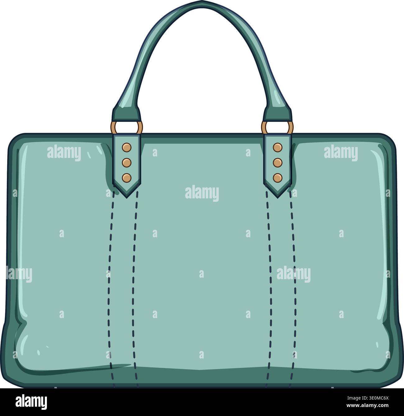 Weekender Reisetasche für Mode und Gepäckkonzept Stock Vektor
