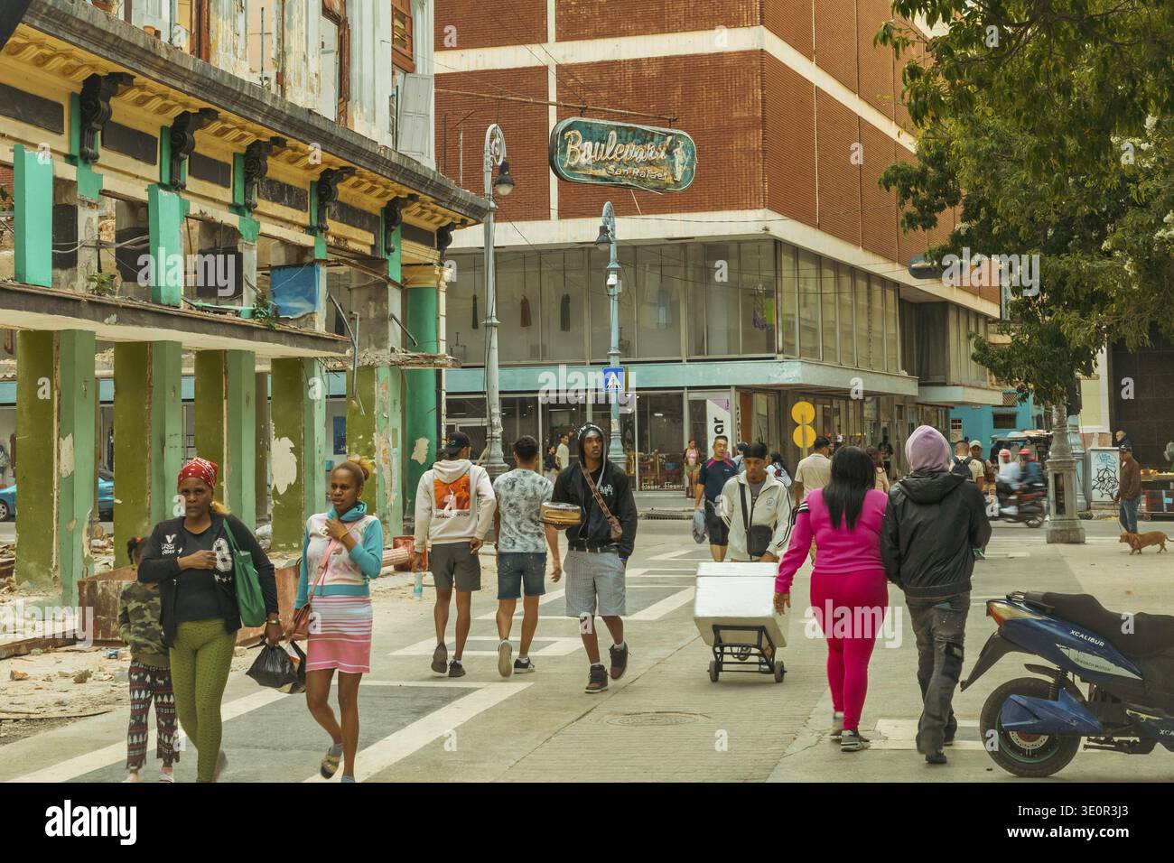 Havanna, Kuba, 24. Januar 2026 ProSportFoto-Tony Lewis. San Rafael blvd in Havanna Stockfoto