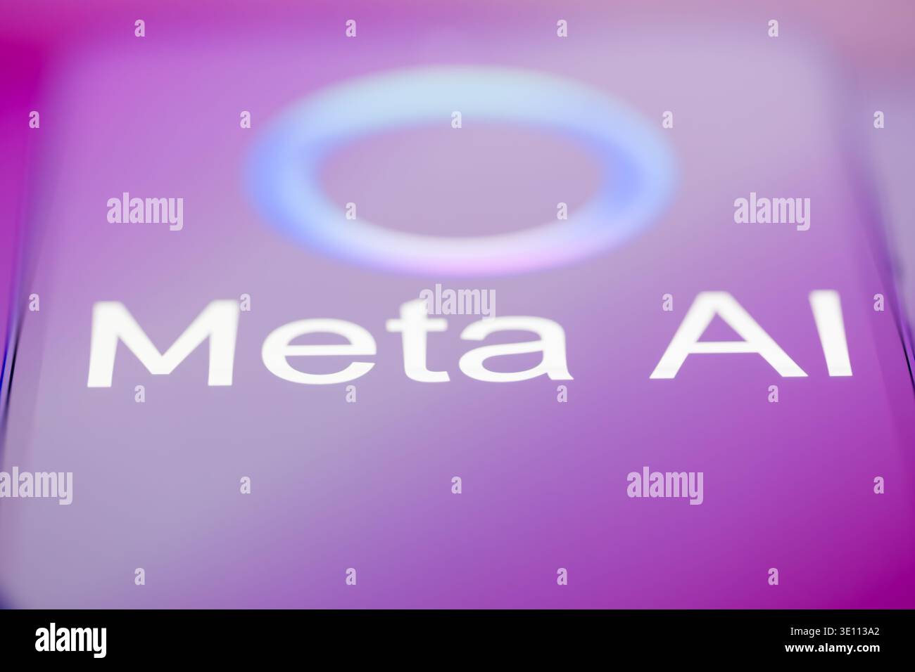 Brussels, Belgium. 14th Mar, 2026. The Meta AI logo is displayed on a smartphone screen in this photo illustration, as Meta Platforms expands its artificial-intelligence strategy while facing scrutiny from European regulators over competition and data-use rules affecting AI services on platforms such as WhatsApp. Taken in Brussels, Belgium, on 14 March 2026. (Jonathan Raa/Sipa USA) *** Strictly for editorial news purposes only *** Credit: Sipa USA/Alamy Live News Stockfoto