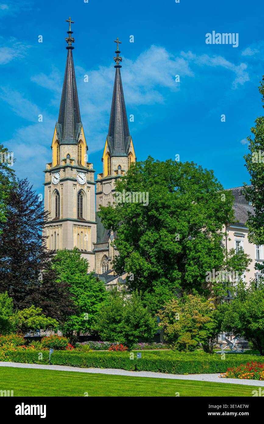 Sommertag in der Abtei Admont in Österreich.BILD Stockfoto
