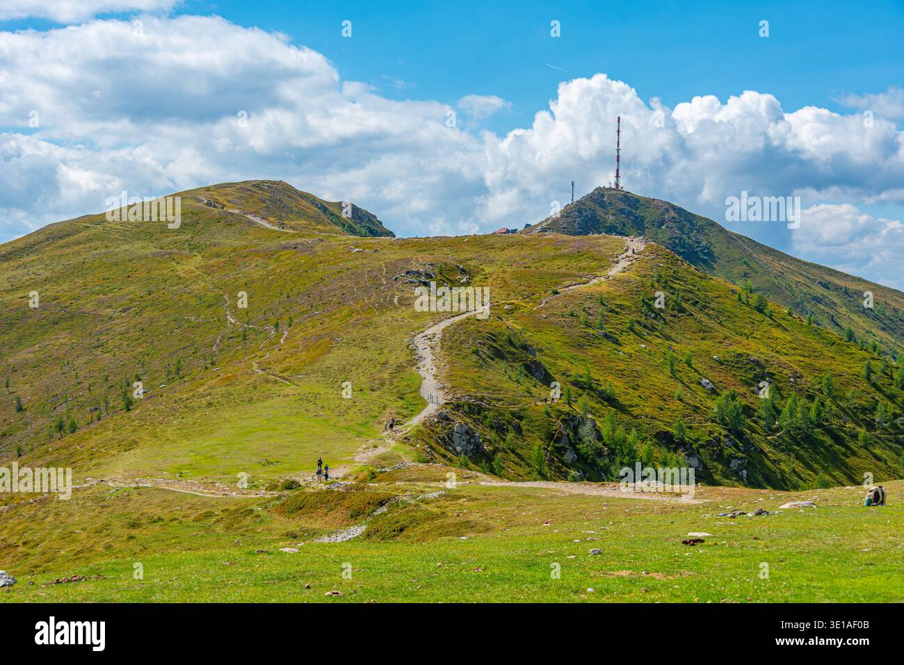 Der Goldeckberg in Kärnten in Österreich. BILD Stockfoto