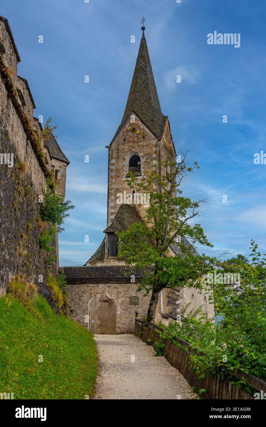 Johann Nepomuk Kirche auf Schloss Hochosterwitz in Österreich. BILD Stockfoto