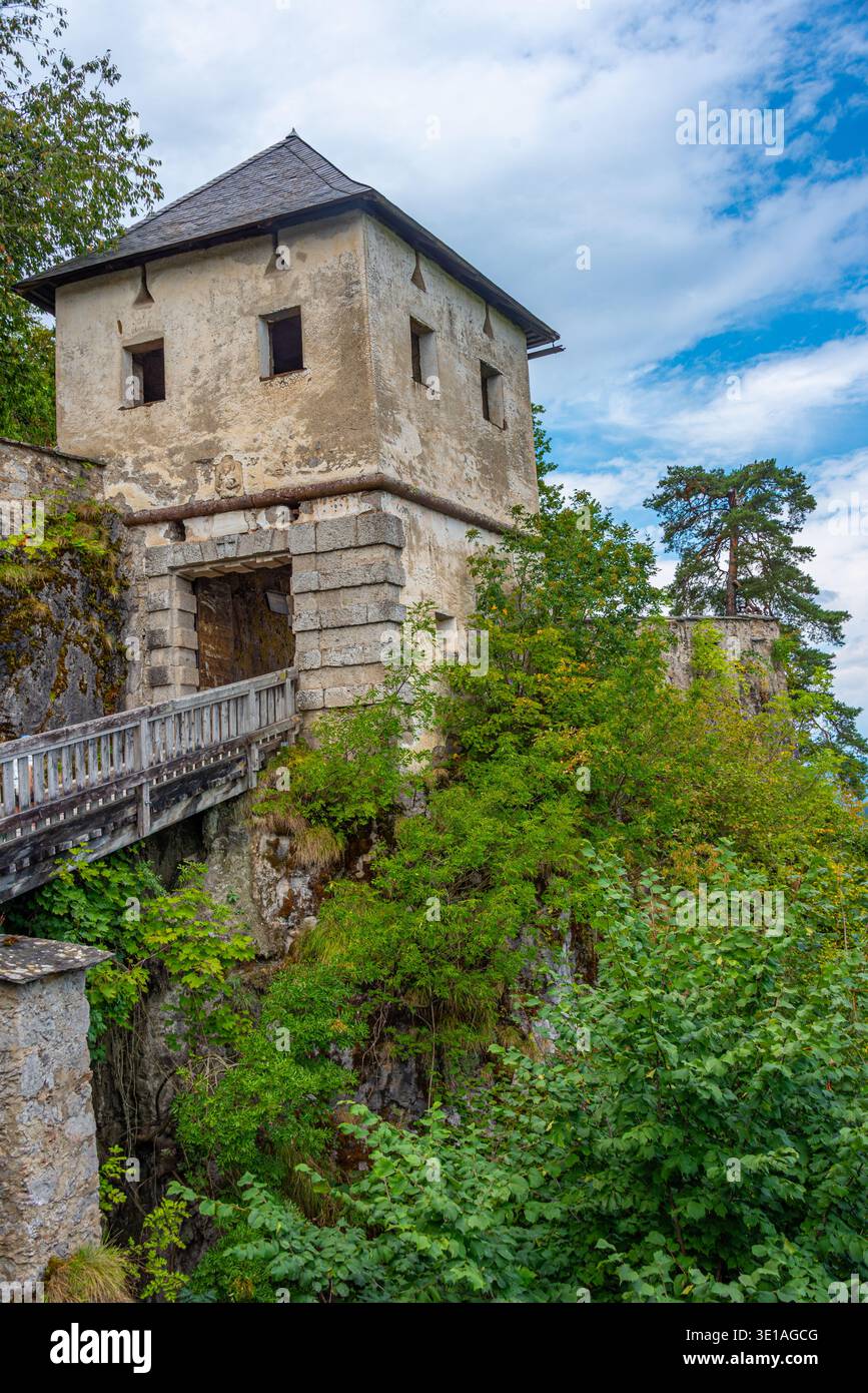 Schloss Hochosterwitz in Österreich. BILD Stockfoto