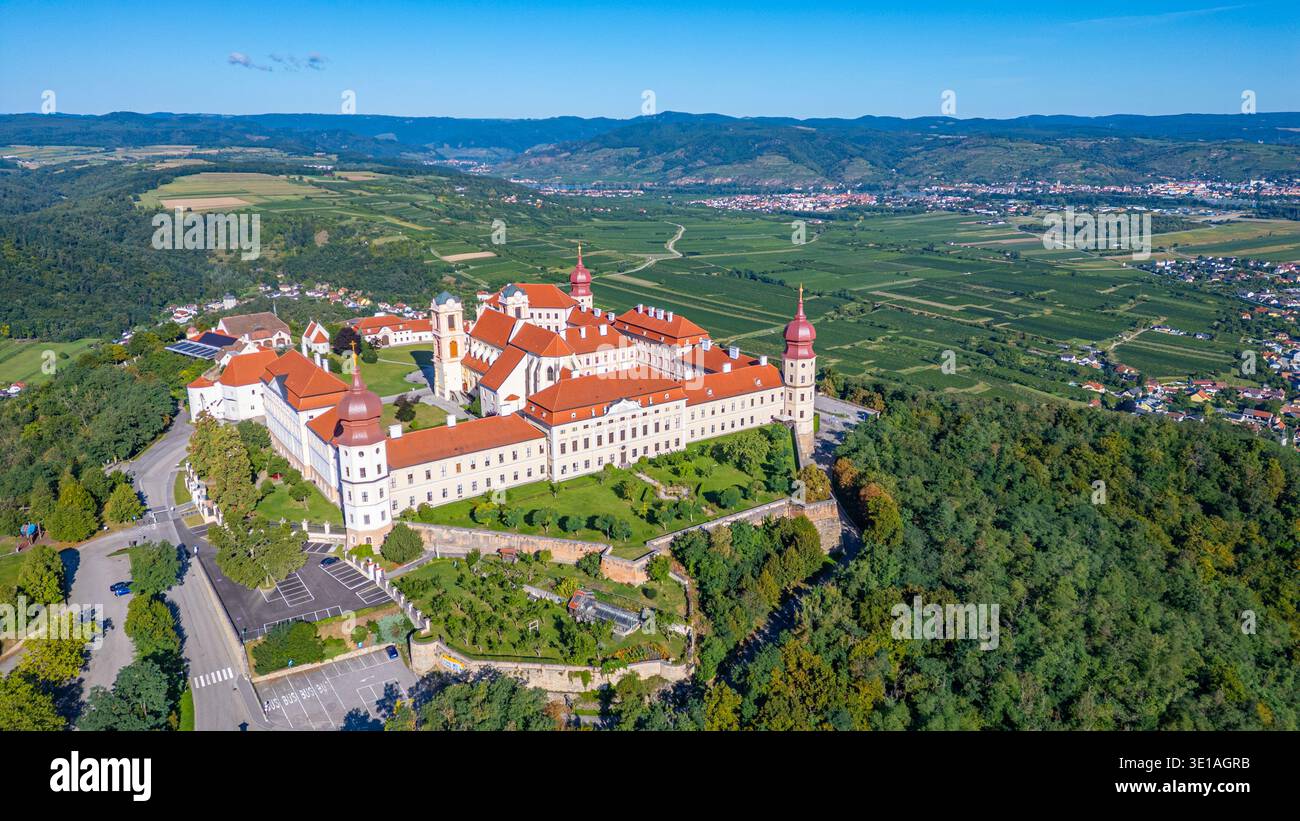 Kloster Gottweig an einem sonnigen Sommertag, Österreich.BILD Stockfoto