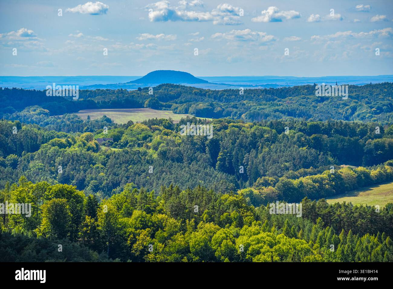 Rip vom Landschaftsschutzgebiet Kokorinsko in Tschechien aus gesehen.BILD Stockfoto
