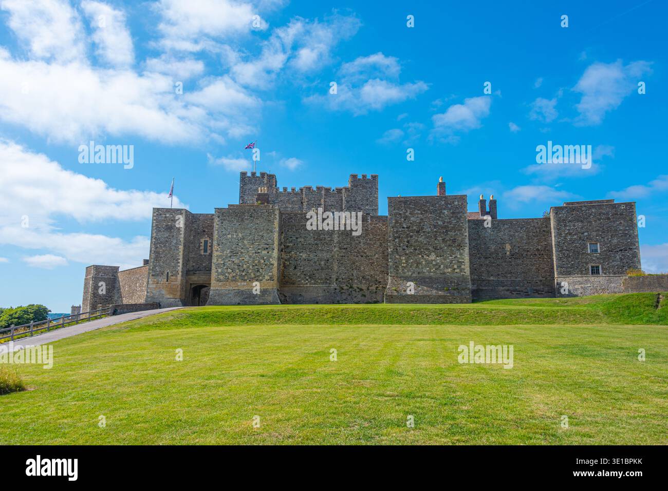 Sommertag im Schloss von Dover in England.BILD Stockfoto