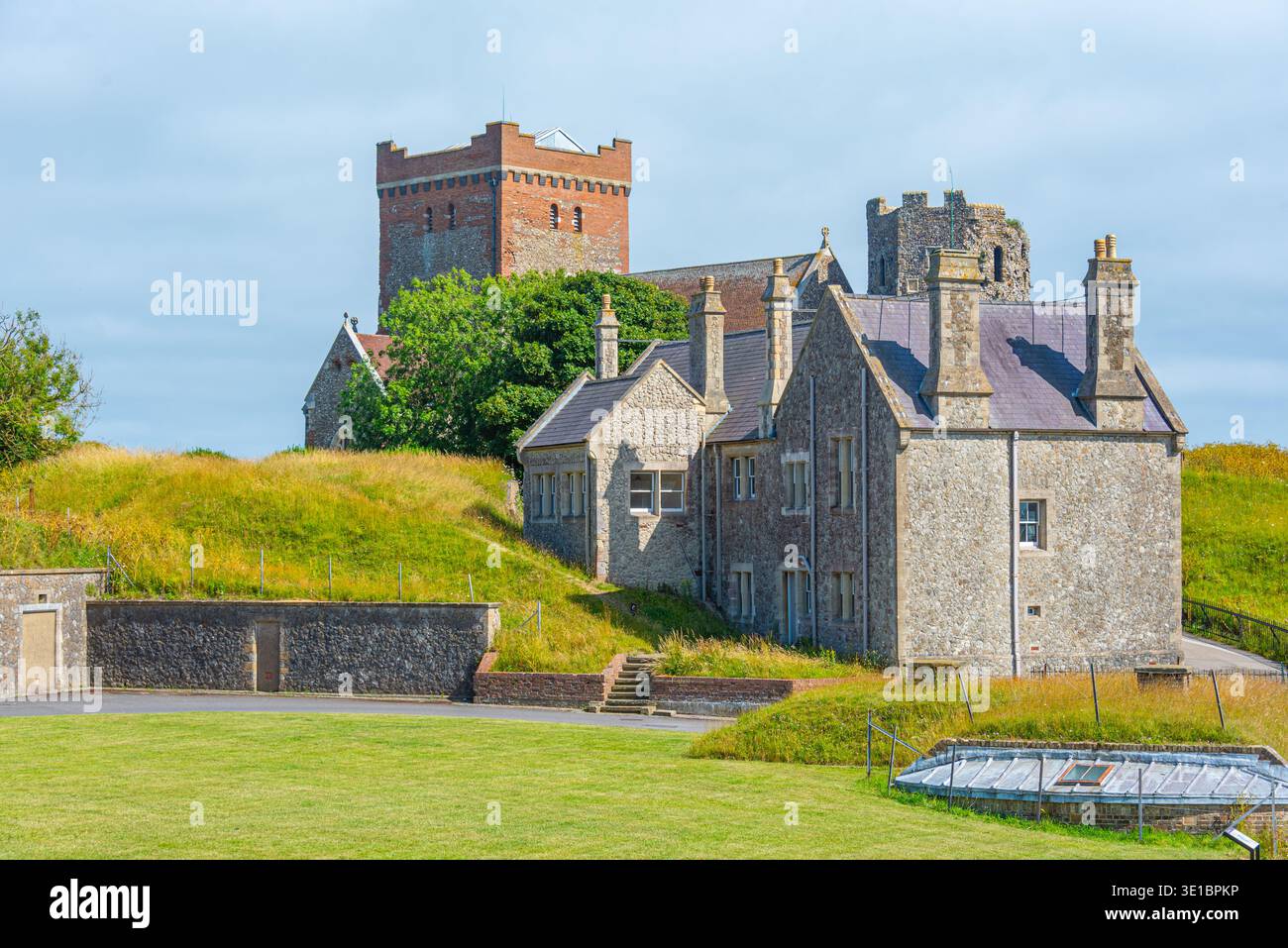 St. Mary's in Castro Church im Schloss Dover in England. BILD Stockfoto