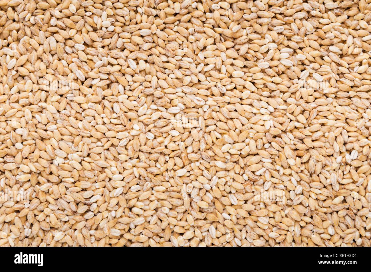Textur trockener Weizenkörner Stockfoto