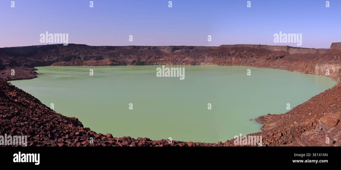 Loma Krater Seen, in der Nähe von Semera, Äthiopien Stockfoto