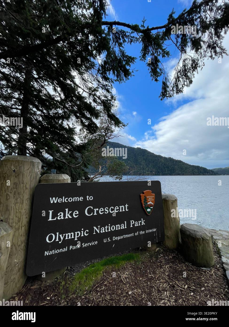 Lake Crescent, Olympic National Park, Washington State, USA Stockfoto