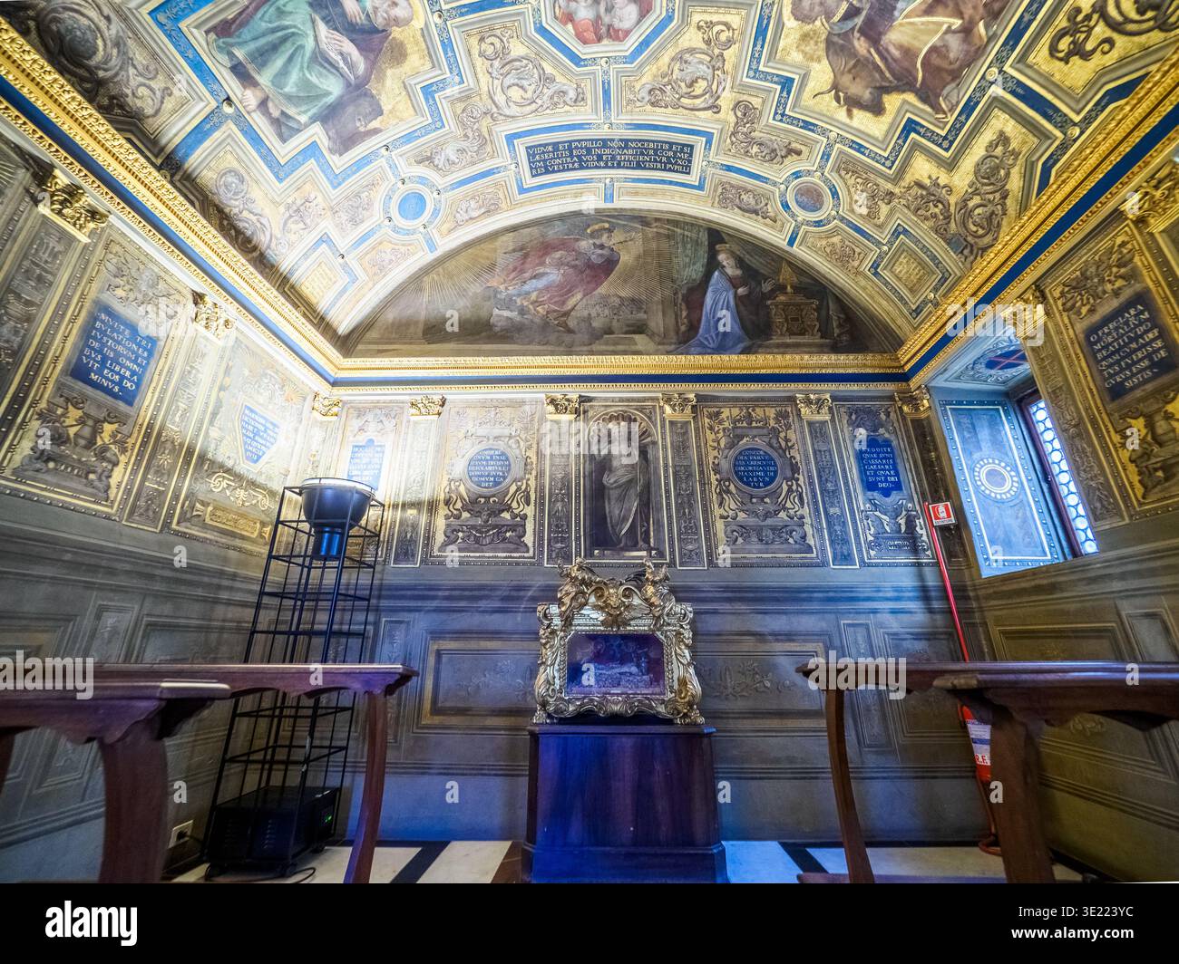 Kapelle der Prioren in den Apartments des Priori - Palazzo Vecchio - Florenz, Italien Stockfoto