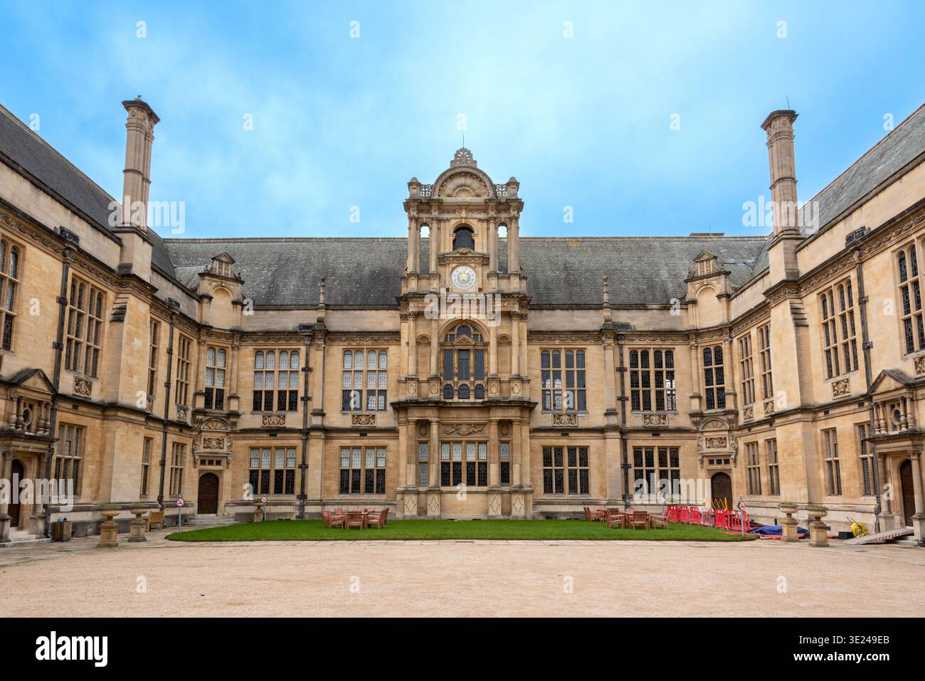 Courtyard of Examination Schools, University of Oxford, Großbritannien Stockfoto