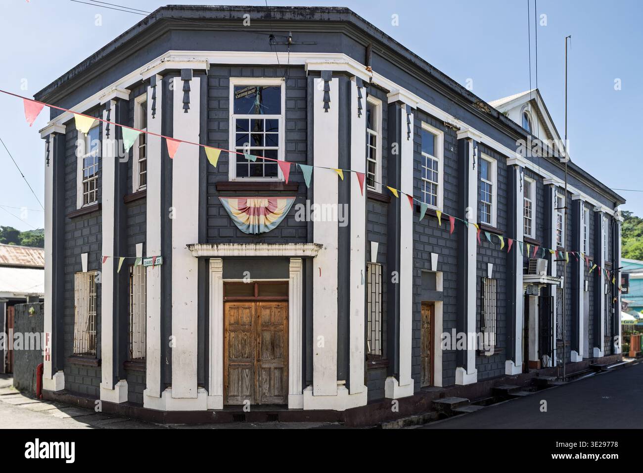 Victoria Police Station, Victoria, St. Mark Parish, Grenada Stockfoto