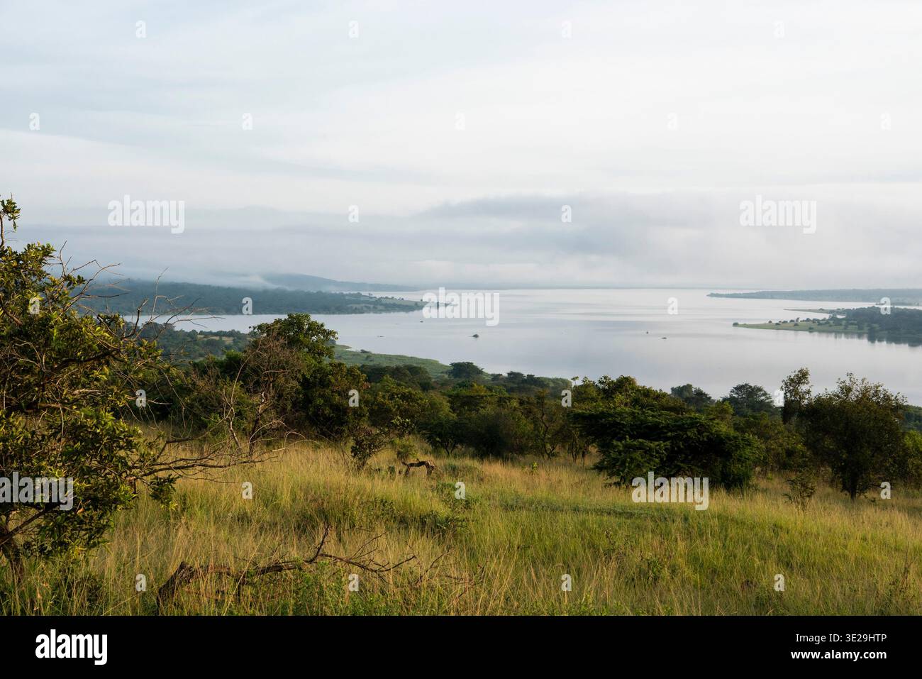 Lake Rwanyakizinga, Akagera Nationalpark, Ruanda Stockfoto