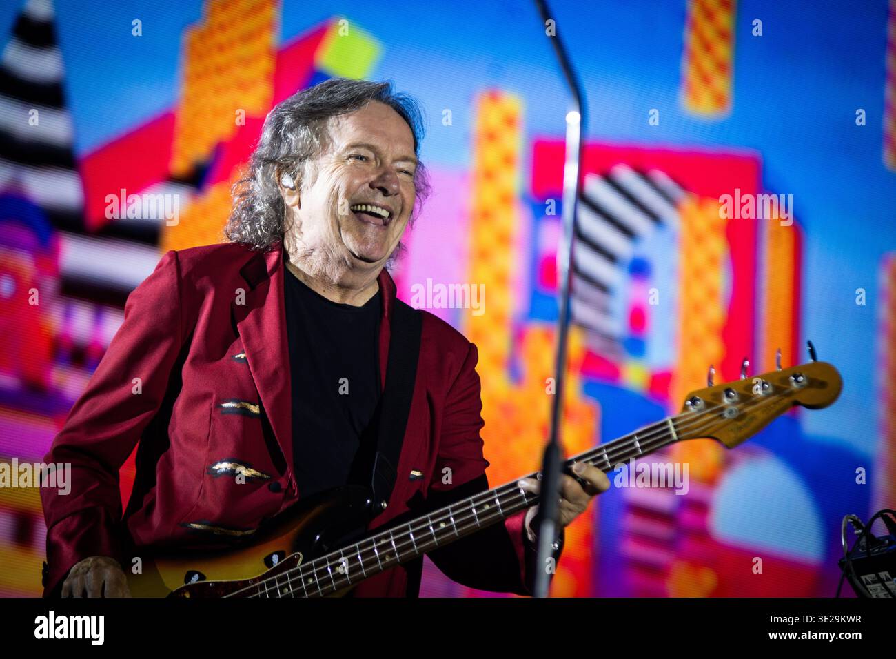 Puuh tritt live im Amphitheater von Pompeji auf, während der letzten Konzerttour am 22. Juli 2024. Stockfoto